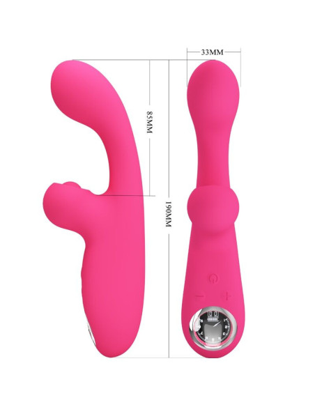 PRETTY LOVE - SKYLAR PINK STIMULATOR VIBRATOR
