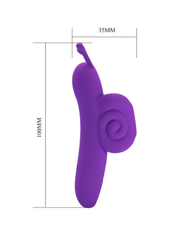 PRETTY LOVE - SNAIL POWERFUL PURPLE FINGER STIMULATOR