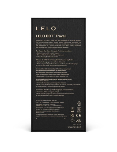 LELO - DOT TRAVEL CLITORIS STIMULATOR PURPLE