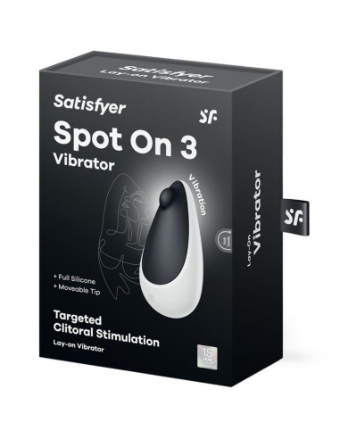 SATISFYER - SPOT ON 3 CLITORIS STIMULATOR BLACK