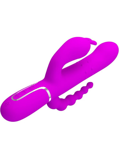 PRETTY LOVE - CAMMY TRIPLE VIBRATOR MULTIFUNCTION 4 IN 1 PINK