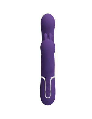 PRETTY LOVE - CAMMY TRIPLE VIBRATOR MULTIFUNCTION 4 IN 1 PURPLE