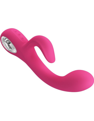 PRETTY LOVE - FRITZ RABBIT VIBRATOR 12 VIBRATIONS PINK