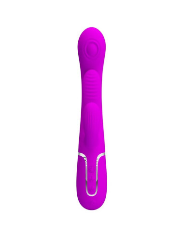 PRETTY LOVE - SHANIA TRIPLE RABBIT VIBRATOR MULTIFUNCTION PINK