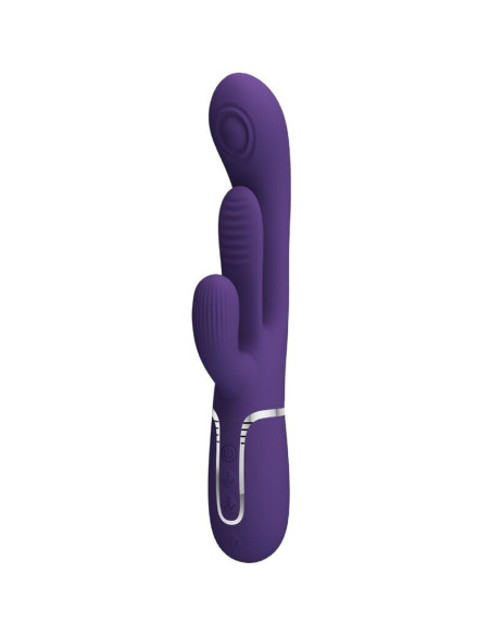 PRETTY LOVE - SHANIA TRIPLE RABBIT VIBRATOR MULTIFUNCTION PURPLE