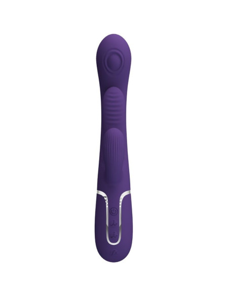 PRETTY LOVE - SHANIA TRIPLE RABBIT VIBRATOR MULTIFUNCTION PURPLE