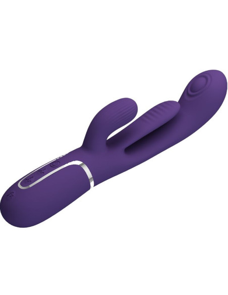 PRETTY LOVE - SHANIA TRIPLE RABBIT VIBRATOR MULTIFUNCTION PURPLE