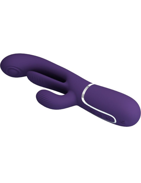 PRETTY LOVE - SHANIA TRIPLE RABBIT VIBRATOR MULTIFUNCTION PURPLE