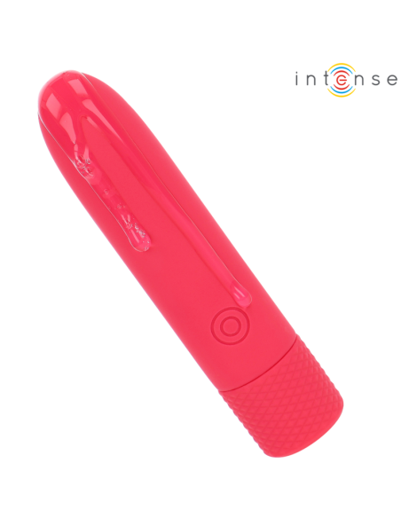 INTENSE - SYMONE USB RECHARGEABLE VIBRATING BULLET 8 VIBRATIONS RED 10 X 2.2 CM