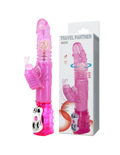 BAILE - TRAVEL PARTNER UP and DOWN ROTATOR RABBIT PINK
