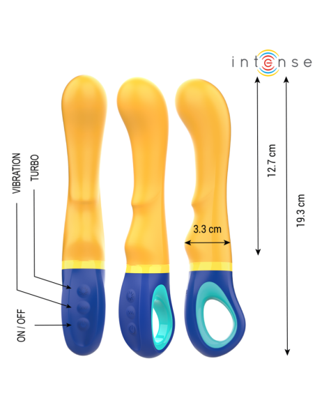 INTENSE - GELTONAS G-SPOT VIBRATORIUS PUSASIS