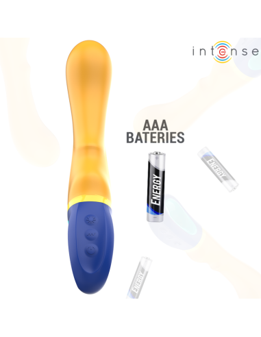 INTENSE - SHAGGY G-SPOT VIBRATOR YELLOW