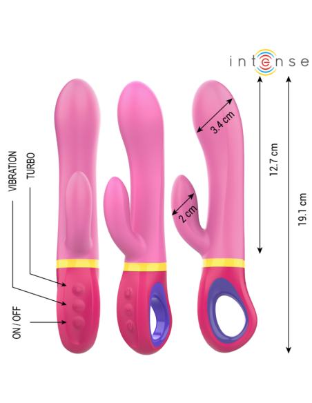 INTENSE - DAPHNE PINK RABBIT VIBRATOR