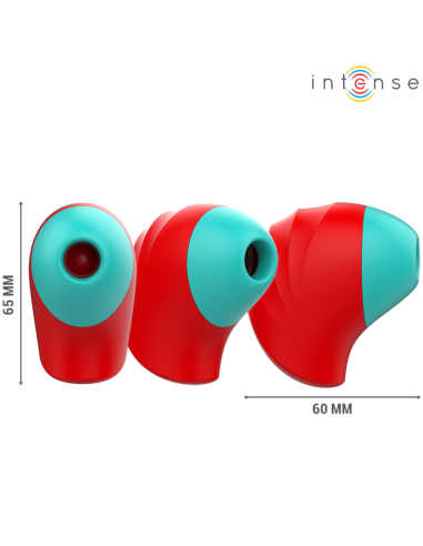 INTENSE - DONNIE KLITORIALO STIMULIATORIUS RAUDONAS-ŽALIAS