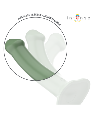 INTENSE - BECCA VIBRATOR WITH SUCTION CUP 10 VIBRATIONS GREEN REMOTE CONTROL