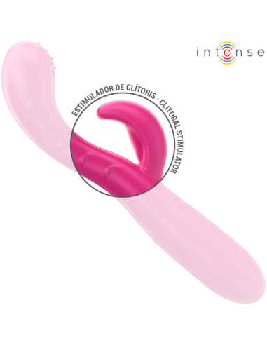 INTENSE - AMARA VIBRATOR WITH STIMULATING TONGUE 10 VIBRATIONS PINK