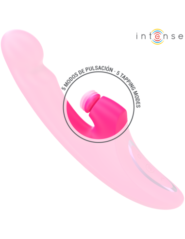 INTENSE - EMI VIBRATOR 13.5 CM MULTIFUNCTION 3 IN 1 10 VIBRATIONS PINK