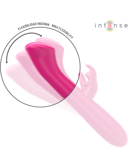 INTENSE - JULIETA RABBIT VIBRATOR 18.6 CM 10 VIBRATIONS PINK