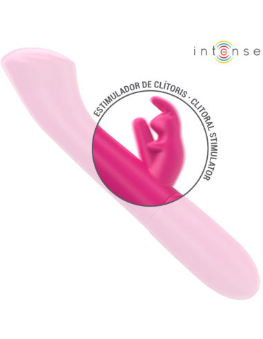 INTENSE - JULIETA RABBIT VIBRATOR 18.6 CM 10 VIBRATIONS PINK