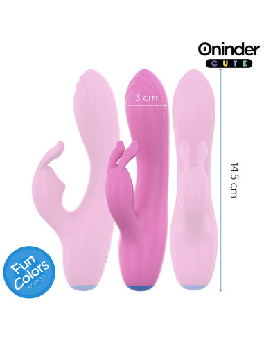 ONINDER CUTE - LOVE BUNNY VIBRUOJAMAS G-SPOT KLITORIUI - NEMOKAMA PASAULINĖ PROGRAMĖLĖ