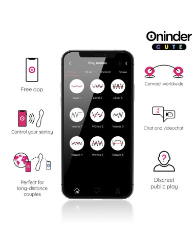 ONINDER CUTE - LOVE BUDDY MASTER G-SPOT VIBRATOR - FREE WORLDWIDE APP