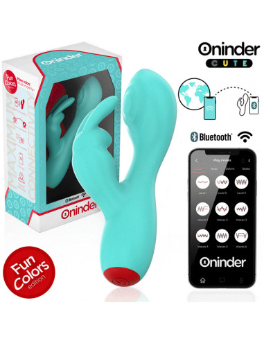 ONINDER CUTE - LOVE BUNNY G-SPOT KLITORINIS VIBRATORIUS - NEMOKAMA PASAULINĖ PROGRAMĖLĖ