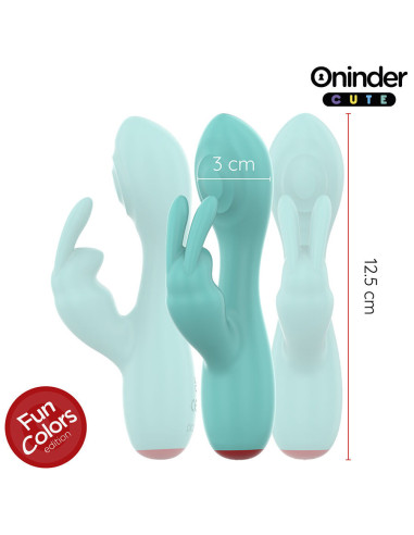 ONINDER CUTE - LOVE BUNNY G-SPOT KLITORINIS VIBRATORIUS - NEMOKAMA PASAULINĖ PROGRAMĖLĖ