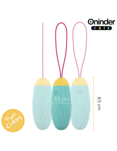 ONINDER CUTE - LOVE PLEASURE VIBRO-ROTATING SILICONE GEM EGG - FREE WORLDWIDE APP