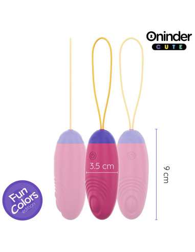 ONINDER CUTE - LOVE PLEASURE VIBRO-WAVE TAPPING SILICONE EGG - FREE WORLDWIDE APP