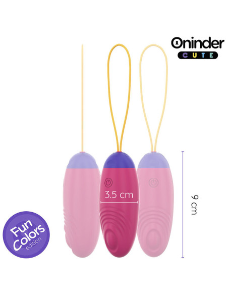 ONINDER CUTE - LOVE PLEASURE VIBRO-WAVE TAPPING SILICONE EGG - FREE WORLDWIDE APP