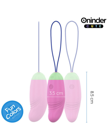 ONINDER CUTE - LOVE PLEASURE VIBRO-ROTATING EGG 360 SILICONE - FREE WORLDWIDE APP
