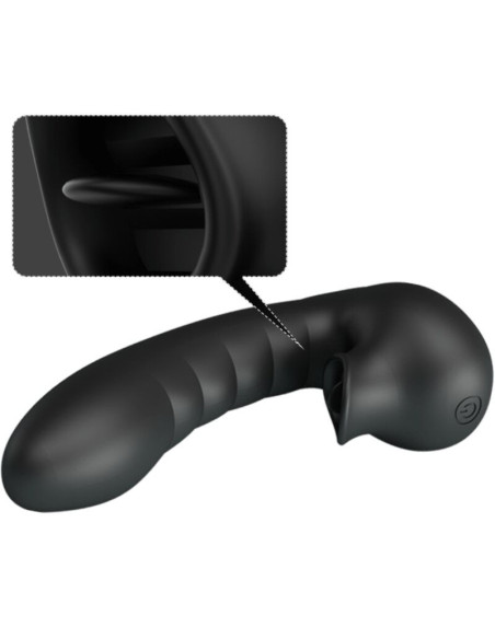 PRETTY LOVE - HOBGOBLIN VIBRATING FINGER CASE 12 VIBRATIONS CLITORIS STIMULATOR BLACK
