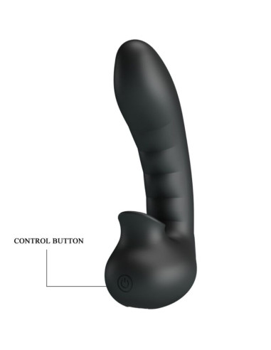 PRETTY LOVE - HOBGOBLIN VIBRATING FINGER CASE 12 VIBRATIONS CLITORIS STIMULATOR BLACK