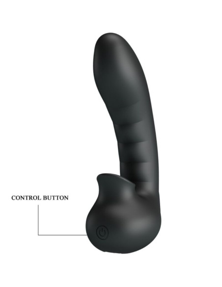 PRETTY LOVE - HOBGOBLIN VIBRATING FINGER CASE 12 VIBRATIONS CLITORIS STIMULATOR BLACK