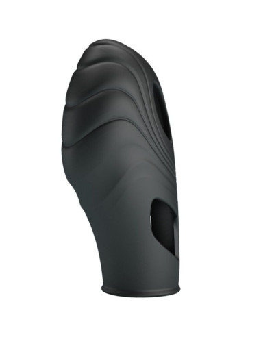 PRETTY LOVE - LICH SILICONE FINGER VIBRATOR BLACK