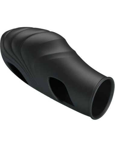 PRETTY LOVE - LICH SILICONE FINGER VIBRATOR BLACK