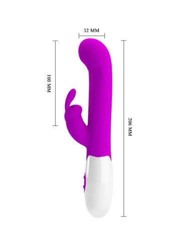 PRETTY LOVE - CENTAUR VIBRATOR RABBIT 30 VIBRATION MODES PURPLE