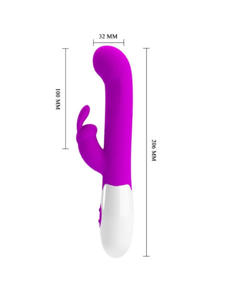 PRETTY LOVE - CENTAUR VIBRATOR RABBIT 30 VIBRATION MODES PURPLE
