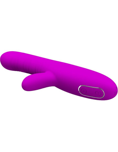 PRETTY LOVE - ANGELIQUE MULTIFUNCTION VIBRATOR CLITORIS STIMULATOR PURPLE