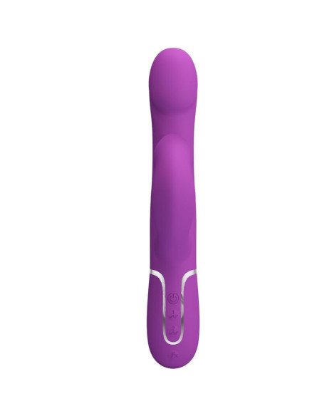 PRETTY LOVE - 4 IN 1 MULTIFUNCTION VIBRATOR and STIMULATOR PURPLE