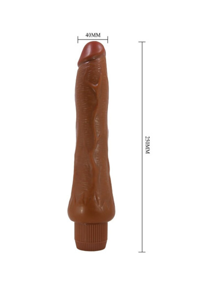 BAILE - DRYAD REALISTIC VIBRATOR 25 CM MULATTO