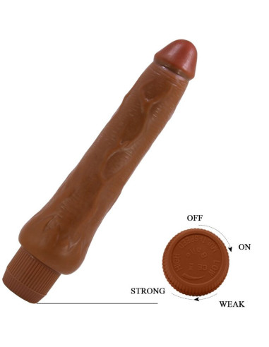 BAILE - DRYAD REALISTIC VIBRATOR 25 CM MULATTO