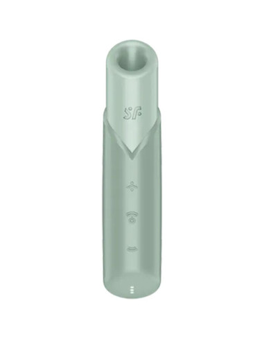 SATISFYER - NAUGHTY KISS WAVE CLITORIS STIMULATOR AQUAMARINE