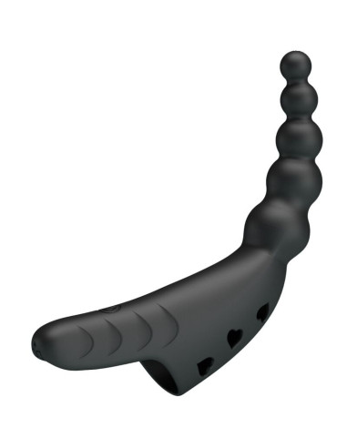 PRETTY LOVE - JORDIN FINGER VIBRATOR 10 VIBRATIONS BLACK