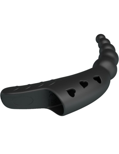 PRETTY LOVE - JORDIN FINGER VIBRATOR 10 VIBRATIONS BLACK