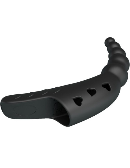 PRETTY LOVE - JORDIN FINGER VIBRATOR 10 VIBRATIONS BLACK