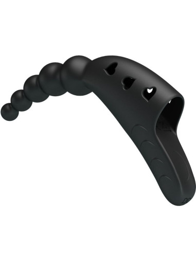 PRETTY LOVE - JORDIN FINGER VIBRATOR 10 VIBRATIONS BLACK