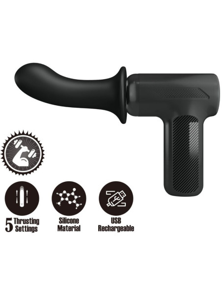 PRETTY LOVE - DJ DOCTOR MASSAGER 5 SETTINGS BLACK