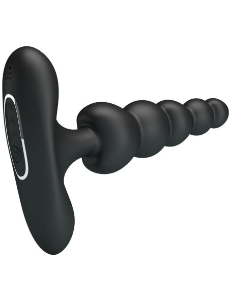 PRETTY LOVE - CORBAN ANAL VIBRATOR 10 VIBRATIONS BLACK