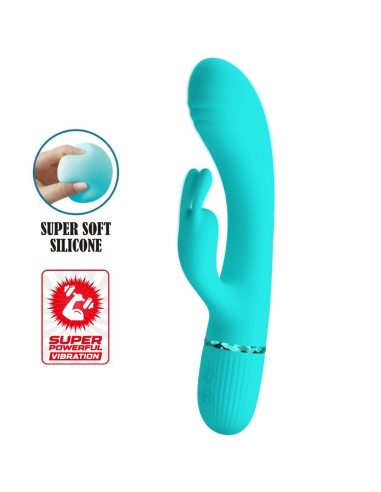 PRETTY LOVE - SCOCCO VIBRATOR RABBIT TURQUOISE